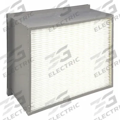 GRAINGER Minipleat Air Filter: 20 in x 24 in x 12 in, Fiberglass, Plastic, Single Header - MERV 14 Minipleat Air Filters