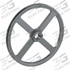 APPROVED VENDOR V-Belt Pulley: AK134, 1 Groove, 13.25 in OD, Bushed Bore, H/QT, Cast Iron (MPN AK134H). Key specifications — attr1318293: AK134; attr1318301: 13 in (4L, A); attr1318291: 3L.