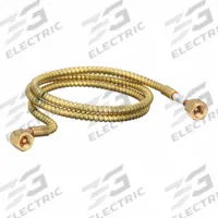 JOHNSON CONTROLS Armored Capillary Tubing: 0.06 in ID, 36 in Lg, 1/4 in Connection, 90° Elbow (MPN SEC99AB-36C). Key specifications — Brand: JOHNSON CONTROLS; Tubing Material: Copper; Control Side Depressor: Yes; Equipment Side Depressor: Yes.