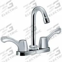CLEVELAND FAUCET GROUP Faucet: Centerset, Deck, Metal, 1.5 gpm Flow Rate, 2 Handles, Chrome (MPN CA40813). Key specifications — Brand: CLEVELAND FAUCET GROUP.