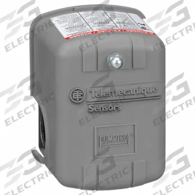 TELEMECANIQUE SENSORS Water Pump Switch: Std, 5 psi – 65 psi, 1/4" FNPS - General Purpose Water Pump Switches