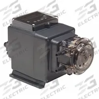 STENNER Peristaltic Chemical Metering Pump: 120V AC, 1/16 hp HP, 5 gpd Max. Flow Rate, Santoprene (MPN S3001AA101NG1). Key specifications — Tubing Material: Santoprene; Brand: STENNER; Reproducibility: ±2.0%.