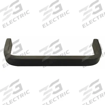 MONROE PMP Pull Handle: Threaded Holes, Aluminum, Black, #8-32 Screw Size - Standard Pull Handles