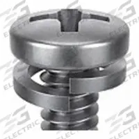 SEMS Screw: Split Lock, M5x0.80 Thread Size, 8 mm Lg, Stainless Steel, Passivated, Pan, 10 PK (MPN 1-MPL-5-8). Key specifications