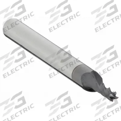 CLEVELAND Square End Mill: Carbide, TiAlN Coated, 4 Flute, 3/64" Mill Dia, 1/8" LOC - General Purpose Carbide Square End Mills