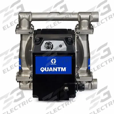 GRACO Electric Diaphragm Pump: Stainless Steel Body, 1 in Fluid Connection Size - Stainless Steel Housing EODD Pumps