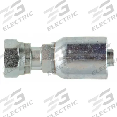 Parker Hydraulic Crimp Fitting: Steel x Steel, Straight, -20 For Hose Dash Size - Parker Crimp Hydraulic Hose Fittings with ORS Connection