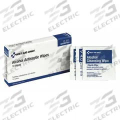 FIRST AID ONLY Topical Antiseptic Wipes: Wipes, Isopropyl Alcohol, 10 PK (MPN 12-011). Key specifications — Format: Wipes; Product Type: Topical Antiseptic; Unit Package Type: Packet; Active Ingredient: Isopropyl Alcohol; Manufacturer Part Number: 12-011; Unitized: Unitized; Concentration: 70%; Brand: FIRST AID ONLY.