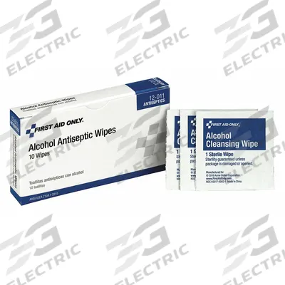 FIRST AID ONLY Topical Antiseptic Wipes: Wipes, Isopropyl Alcohol