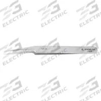 EXCELTA Tweezers: Stainless Steel, Point, Offset Tip, 0.08 mm Tip Thick (MPN 5A-SA). Key specifications — attr1002355: Stainless Steel; attr1002345: EXCELTA; attr1002348: Stainless Steel; attr1002358: Smooth; attr1002361: 5A.