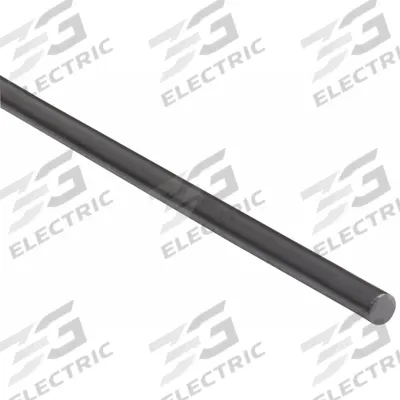 SEELYE Plastic Welding Rod: Acetal Copolymer, Round, 5/32 in x 48 in, Black - Acetal Copolymer Welding Rods