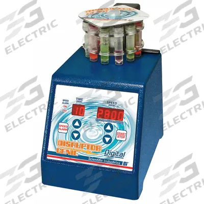 GENIE Digital Disruptor: Benchtop, 1,000 RPM to 3,000 RPM, 2 mL Working Volume - Max - Homogenizers