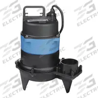 GOULDS Sewage Ejector Pump: Plastic, Single Phase, 1/2 hp, 115V AC, 63 gpm Flow Rate @ 10' of Head (MPN WW0511). Key specifications — Impeller Material: Thermoplastic; Rated Voltage: 115V AC; Brand: GOULDS; Discharge Orientation: Vertical; Switch: Not Included.
