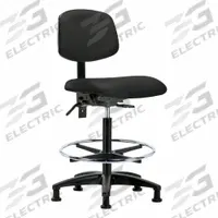 Ergonomic Chair: Vinyl, Armless, Ht Range 25 in to 34 1/2 in, 18 1/2 in Seat Wd, 17 in Seat Dp (MPN BR-VHBCH-RG-T1-A0-CF-RG-8540). Key specifications — Foot Support: Yes; Back Tilt Backward: 13.5°; Back Tilt Forward: 10.5°; Base Material: Nylon; Brand: APPROVED VENDOR; Product Type: Ergonomic Chair; ESD-Safe: Not ESD Safe; Seat Tilt Backward: 3°.