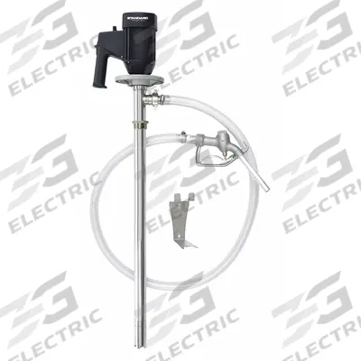 Dayton Electric Drum Pump: Pump with Hose & Nozzle, 1 1/10 hp HP, 230 V AC, 22 gpm - Centrifugal Electric Drum Pumps