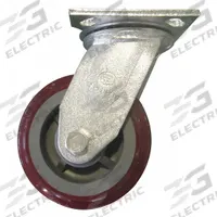 DAYTON Swivel Caster: 6 1/2 in Overall Ht, 6 1/2 in H x 4 in W, Plastic/Polyester/Steel, Gray/Red (MPN MH29PH1505G). Key specifications — Compatible Grainger Part Number: 29PH15; Manufacturer Part Number: MH29PH1505G; Accessory Type: Caster; Compatible with Product Type: Drum Truck.