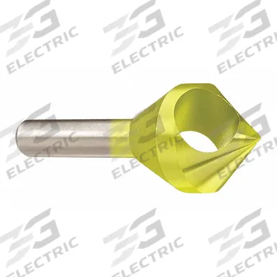 KEO Countersink: 100°, 0 Flute, 1 in Body Dia - Anti-Vibration Zero-Flute Countersinks
