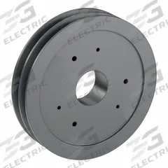 APPROVED VENDOR V-Belt Pulley: C110, 2 Groove, 11.4 in OD, Bushed Bore, SF, For C/CX Belt Section (MPN 2C110SF). Key specifications — attr1318293: C110; attr1318301: 11 in (C); attr1318291: C or CX.