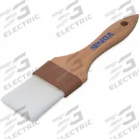 SPARTA Pastry Brush: Nylon Bristle, 2 in Bristle Wd, 8 1/4 in Overall Lg, Flat, Wood Handle, Brown (MPN 4039700). Key specifications — Handle Color: Brown; Handle Material: Wood; Brand: SPARTA.