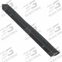 NATIONAL GUARD Door Weatherstripping: Flat Insert, 4 ft Lg, 1 1/8 in Wd, 1 3/16 in Ht (MPN 127NDKB-48). Key specifications — Insert Material: Neoprene; Flange Material: Aluminum; Brand: NATIONAL GUARD.