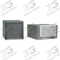 HOFFMAN Enclosure Air Conditioner: 2,200 BtuH, Indoor Dust-Tight, Cooling Only, 115V, 12, Roof Mount (MPN MHB110216G306). Key specifications — Brand: HOFFMAN; Mounting Type: Roof Mount; Operation Mode: Cooling Only; Operating Voltage: 115V.