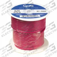 GROTE Automotive Wire: GXL, 100 ft, 1 Conductor, 16 AWG, Red, 60 V Volt (MPN 87-8200). Key specifications — Brand: GROTE.