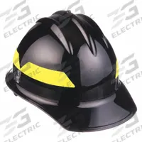 BULLARD Wildland Fire Helmet: Black, Front Brim, Chin Strap, 6-Point Sure-Lock(R) Ratchet (MPN FCBKR). Key specifications — Color: Black; Chin Strap: Yes; Brand: BULLARD; Style: Front Brim; Suspension: 6-Point Sure-Lock(R) Ratchet.