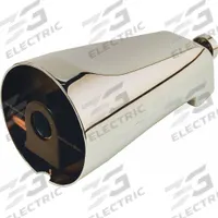APPROVED VENDOR Diverter Spout: 1/2 in Connection Size, Slip-Fit Connection, 5 1/4 in Spout Reach (MPN 15126). Key specifications — Tub Spout Connection Type: Slip-Fit; Trim Finish: Chrome; Tub Spout Material: Zinc; Brand: APPROVED VENDOR.