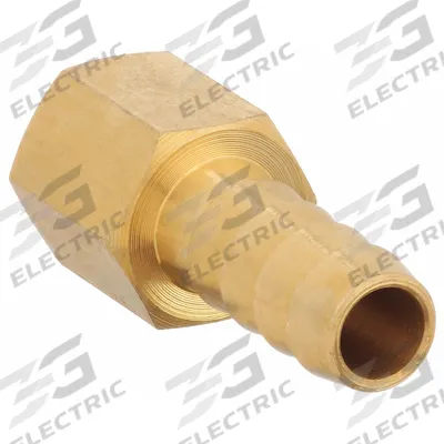 Grainger Barbed Hose Fitting: For 1/4 in Hose I.D - Brass Multipurpose (Air, Water, Chemical) Rigid Barbed Hose Fittings