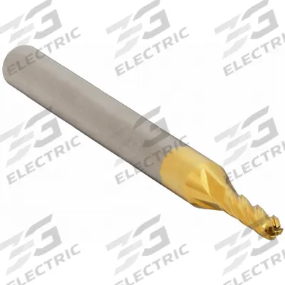 APPROVED VENDOR Ball End Mill: Carbide, TiN Coated, 4 Flute, 1/32" Mill Dia, 1/8" LOC - General Purpose Carbide Ball End Mills