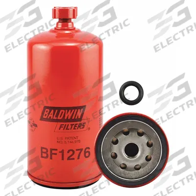 BALDWIN FILTERS Fuel Filter: Spin-On, 3 1/16 in Outside Dia, M16-1.50 Thread Size, Cellulose - Spin-On Fuel Filters