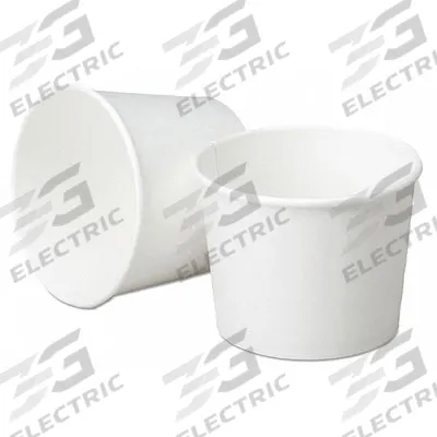 ABILITY ONE Disposable Hot Cup: 12 oz Capacity, White, Paper, Unwrapped, Patternless - Paper Hot Cups