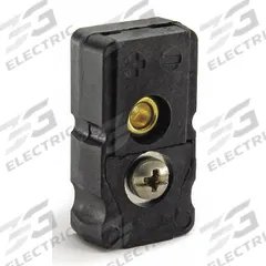 DAYTON Thermocouple Jack: Jack, For Type J Thermocouple Type, Mini Plug, Flat, Flat (MPN 36GK86). Key specifications — attr1432255: Flat; attr1276097: Jack; attr1276100: Constantan; attr1276082: Mini Plug; attr1276092: DAYTON; attr1276087: Black; attr1276088: Glass-Filled Thermoplastic; attr1276089: 36GK86.