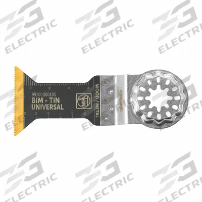FEIN Oscillating Blade: 1 3/4 in Blade Wd, 2 1/8 in Overall Lg, Precision Cutting - Starlock Mounted Blades