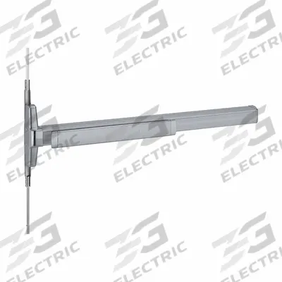 VON DUPRIN Exit Device: Aluminum (MPN QEL3347AEO 3 US28) - Concealed Vertical Rod Push Bars
