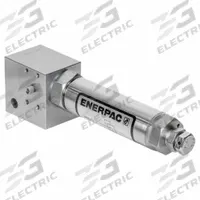 ENERPAC Hydraulic Valve: 1.8 gpm, 4,350 psi Max Set, Aluminum, Knob, 1/4 in BSPP (MPN PRV3). Key specifications — attr1018075: ENERPAC; attr1018072: Knob.
