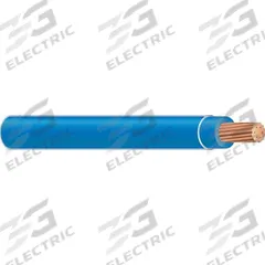 Building Wire: Copper, 12 AWG, 1 Conductors, Solid, Blue, 1,000 ft Lg, THHN/THWN-2 (MPN WXP-6F-1201-06-1000). Key specifications — Voltage: 600 V; Brand: APPROVED VENDOR.