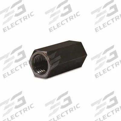 B-TEK Coupling Nut: Coupling Nut, 1 3/4 in Overall Lg, 5/8 in Overall Wd - Load Cell Accessories