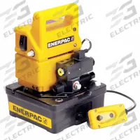 ENERPAC Hydraulic Pump: 10,000 psi Max. Op Pressure, 20 cu in/min Max. Flow Rate, 1/2 hp Max. HP (MPN PUD1101B). Key specifications — attr941810: PUD1101B; attr941814: Advance.