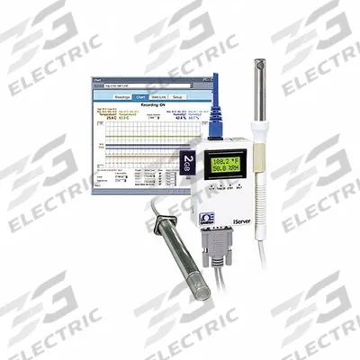 OMEGA Chat Recorder: 0%to 2.75% Relative Humidity Measured, 1°F to 45°C, 0°C to 60°C - Temperature & Humidity Data Loggers
