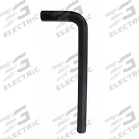WESTWARD Hex Key: 0 Ball Ends, 5/16 in Tip Size, SAE, Short, Alloy Steel, Black Oxide, L, 2 Tips (MPN 54TU47). Key specifications — attr1205521: WESTWARD; attr1205526: Black Oxide.