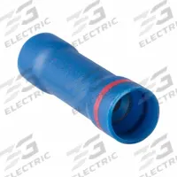 PANDUIT Butt Splice Connector: Blue, Vinyl, For Wire Size 8 AWG – 6 AWG, 600 V, Pack Qty 25 (MPN ESV6-ESV8-Q). Key specifications — Brand: PANDUIT.