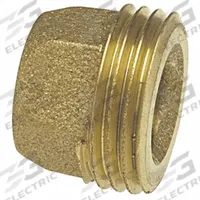 NIBCO Sweat Fitting Adapter: 1/2 in CTS x 1/2 in Pipe, Cup x GHT, Bronze (MPN 704H 1/2)