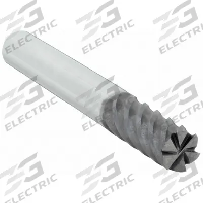 WIDIA HANITA Square End Mill: Carbide, AlTiN Coated, 4 Flute, 3/8" Mill Dia, 1-1/2" LOC - Fast-Cutting Carbide Square End Mills for Steel & Cast Iron
