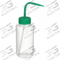 DYNALON Wash Bottle: 500 mL, No Imprinting, Green, Wide, Std Spout Spout, Colorless, 75 mm Body Dia (MPN 3UUN9). Key specifications — Closure Color: Green; Vented/Nonvented: Nonvented; Body Color: Colorless; Brand: DYNALON; Imprinting Group: No Imprinting or Write On.