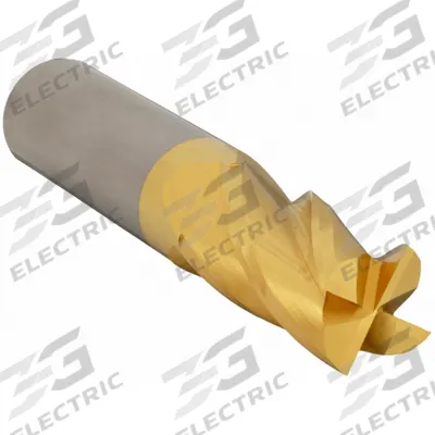 APPROVED VENDOR Square End Mill: Carbide, TiN Coated, 4 Flute, 18 mm Mill Dia, 38 mm LOC - General Purpose Carbide Square End Mills