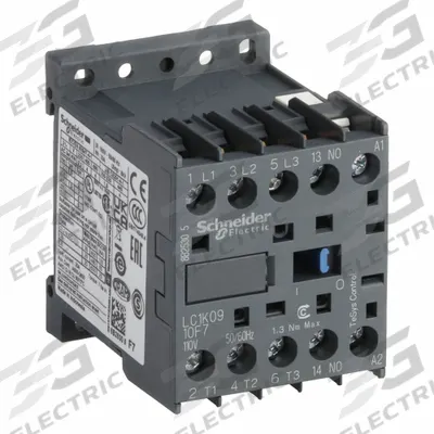 SCHNEIDER Miniature IEC Magnetic Contactor: Non-Reversing, 3 Poles, 3NO Contacts - Miniature, Non-Reversing IEC Contactors