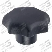 JW WINCO Hand Knobs; Star Knobs: 7 Point, Plastic w/ Steel Thread, M6 Thread, 12 mm Thread Lg (MPN 6NX31/K). Key specifications — Brand: JW WINCO.