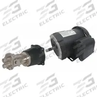 DAYTON Rotary Gear Pump: Direct Drive, 1 1/2 hp Horsepower, 230/460V AC, 316 Stainless Steel Body (MPN 41TK20). Key specifications — Brand: DAYTON; Gear Material: PPS; Ports: 1/2" FNPT.