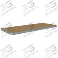 TENNSCO Shelf: 96 in x 36 in, 1,250 lb Load Capacity, Particleboard, Gray, Shelf (MPN ZLES-9636D). Key specifications — Decking Material: Particleboard; Includes: (4) Angle Beams; Decking Finish: Unfinished; Shelf Configuration: Single Straight; Color: Gray; Frame Material: Steel; Brand: TENNSCO; Frame Finish: Zinc Plated.